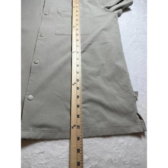 Lululemon (W/ PULLTAG!) Airing Easy Shirt Large Beige Vented - Picture 5 of 5